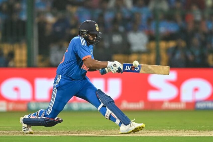 Rohit Sharma was in the mood as India recovered from a dreadful start to pose an imposing total