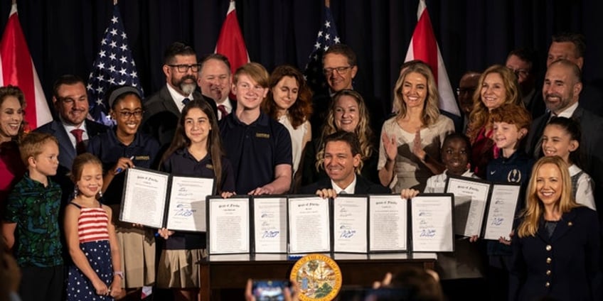 ron desantis says he will start slitting throats on day one in executive branch