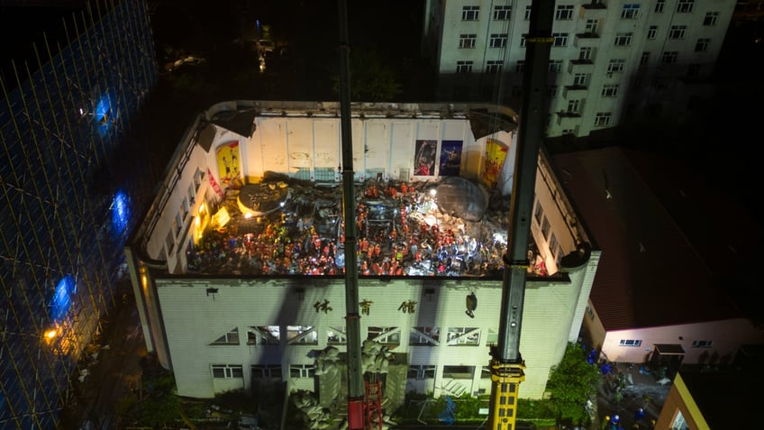 roof collapse at chinese middle school gymnasium claims 11 lives in qiqihar tragedy