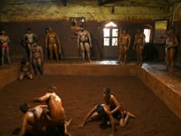 Rooted in the earth, India’s traditional mud wrestling thrives
