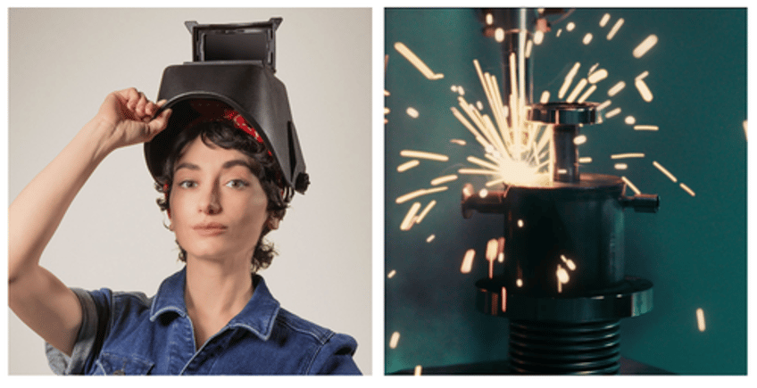 rosie the riveter is back new ad campaign entices gen zers to quit gig economy for welding career