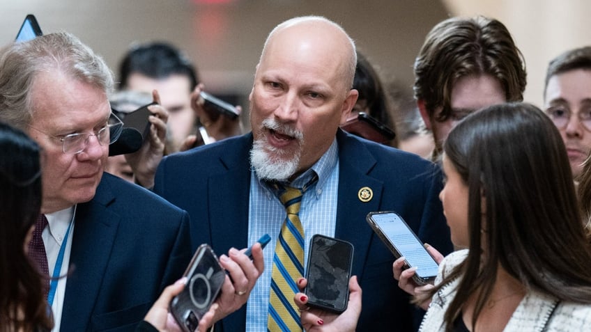 Rep. Chip Roy, R-Texas, speaks to reporters