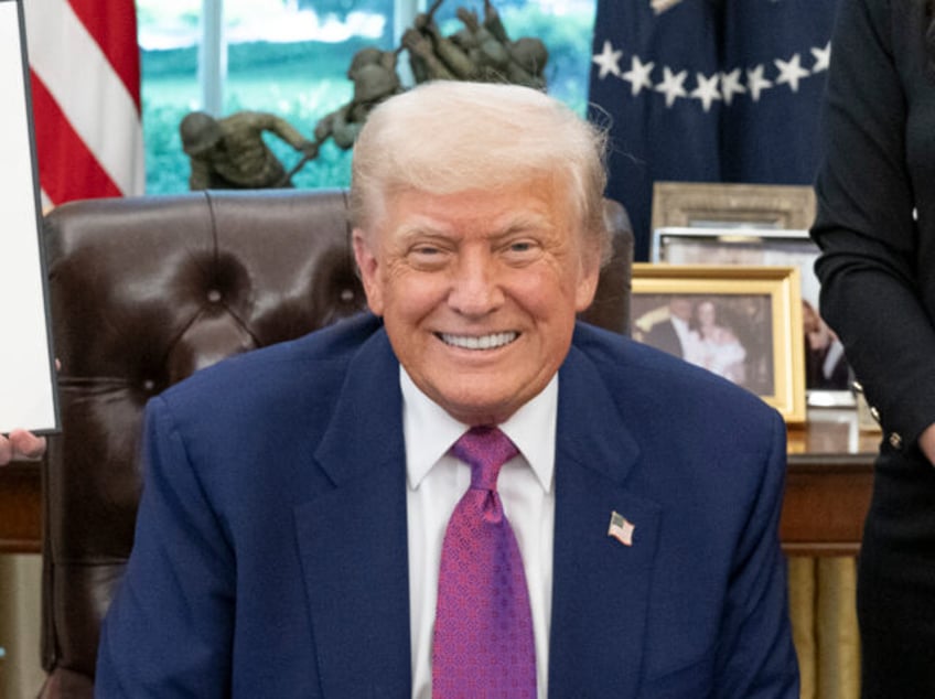 President Donald J. Trump holds a bill signing with members of Congress, Friday, May 9, 20