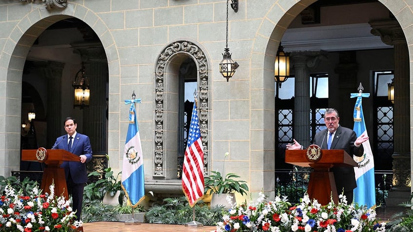 Rubio and Guatemala president