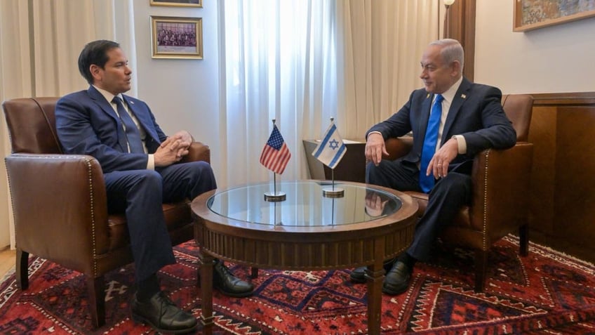 Secretary of State Marco Rubio meets with Israeli Prime Minister Benjamin Netanyahu.