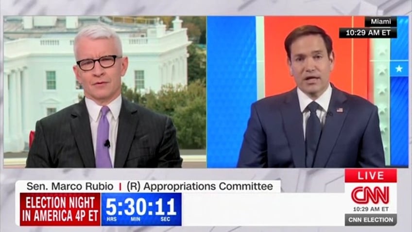 Anderson Cooper and Marco Rubio on CNN