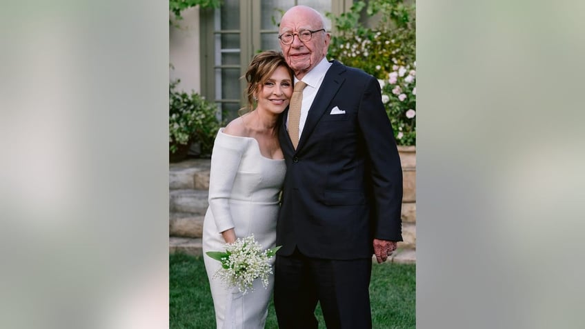 Murdoch and Zhukova were married Saturday at his Bel -Air estate.