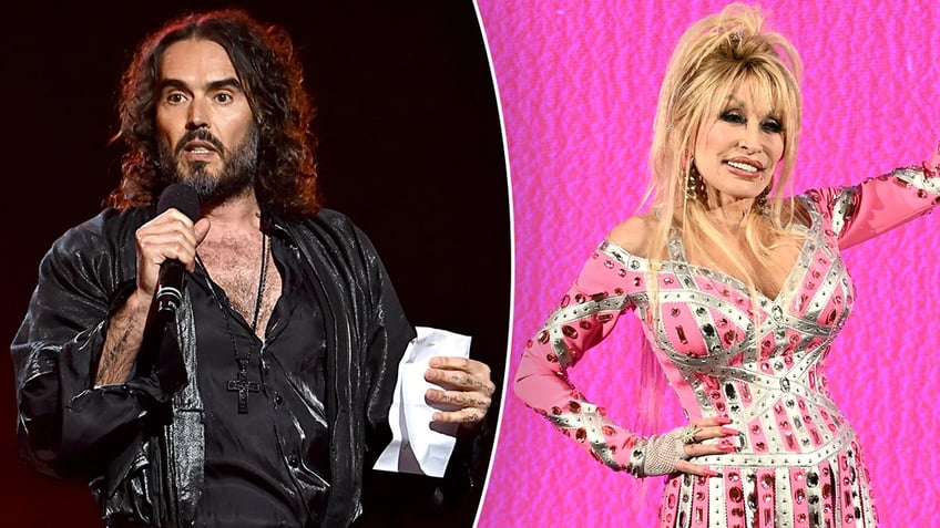 russell brand denies rape and sexual abuse allegations dolly parton stopped elvis from recording hit song