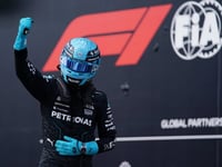 Russell on Canadian pole after dead heat with Verstappen
