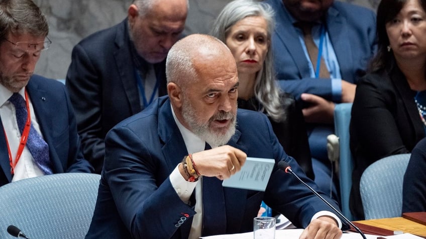 russia assailed by albanian pm after failed attempt to prevent ukraine president zelenskyy from speaking at un