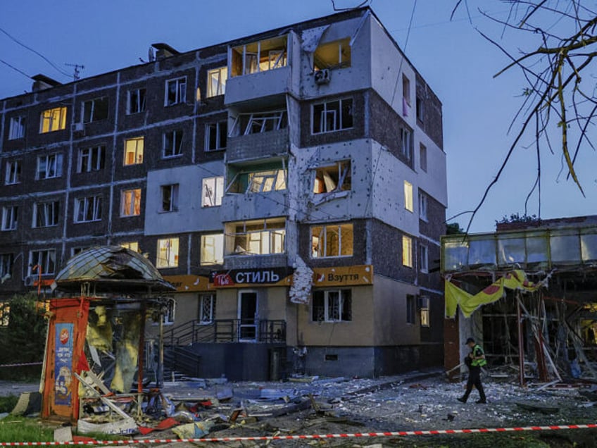 CHERNIHIV, UKRAINE - JUNE 03: A view of the destruction after a grocery store and private