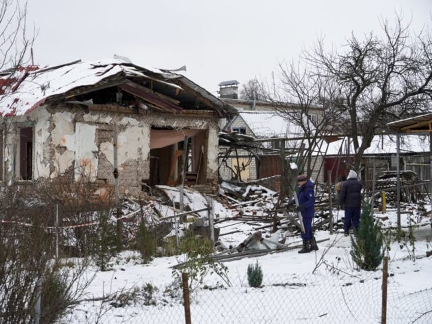 KURSK, RUSSIA - JANUARY 16: A view of the damaged Lgov town after the Ukrainian army launc