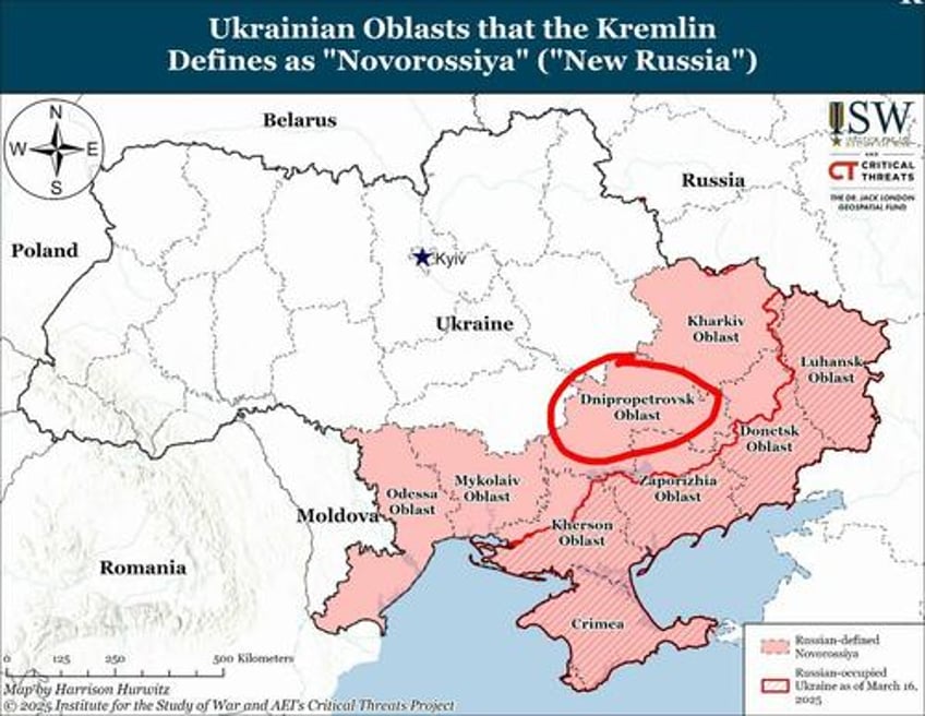 russia expands ground war into ukraines dnipropetrovsk region for first time