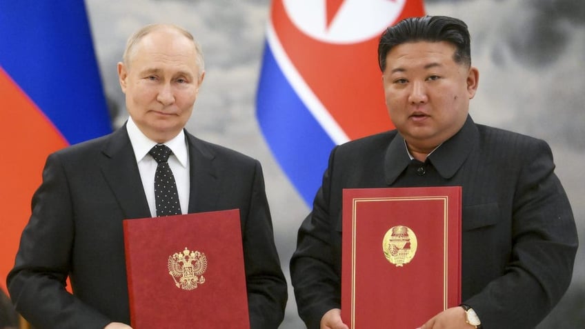 Putin Kim Jong Un North Korea Russia