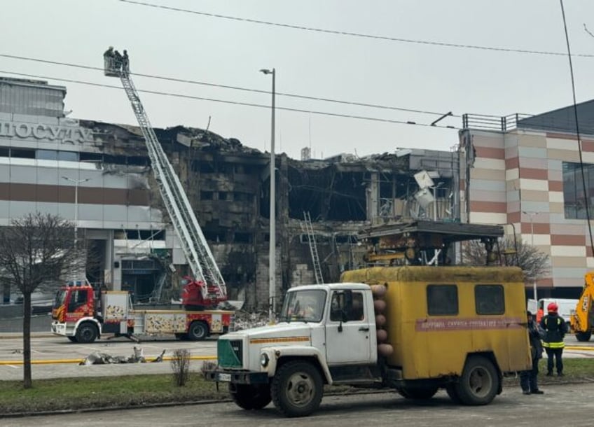 The attack came as rescuers in Ukraine continued to search through rubble