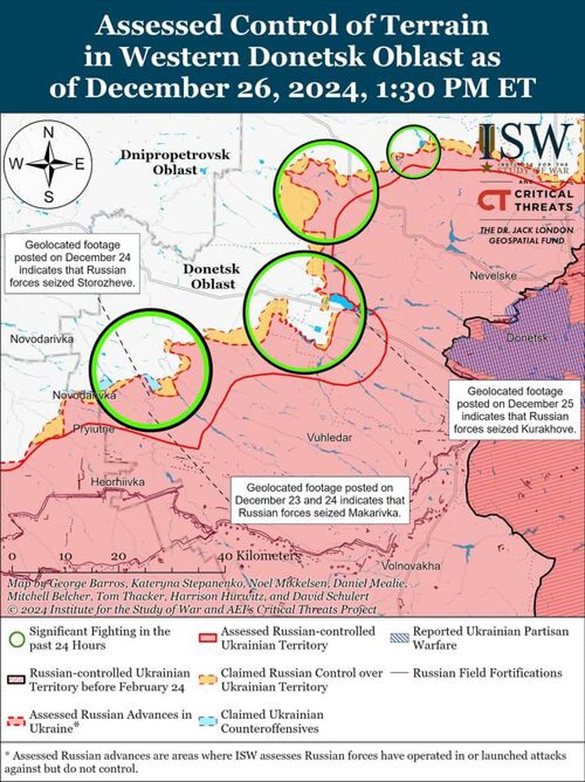 russia surrounds vital ukrainian stronghold after devastating power grid attack