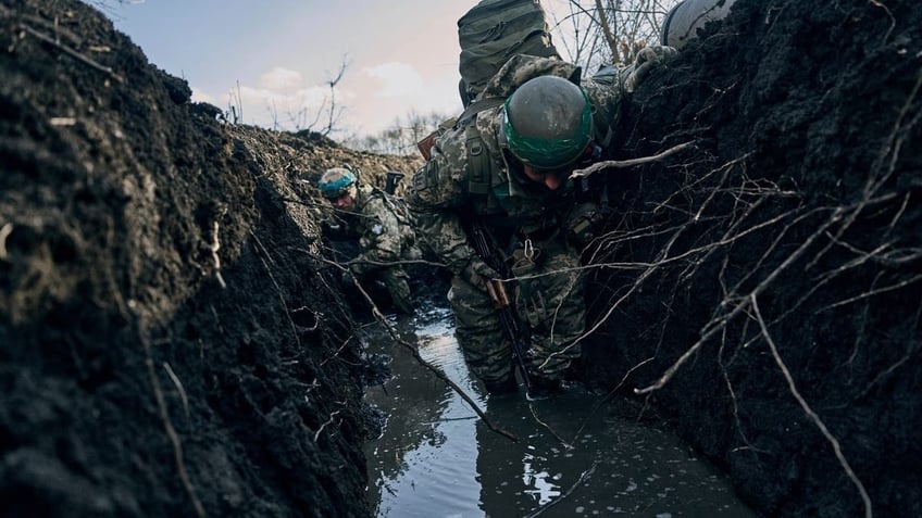 Bakhmut trenches