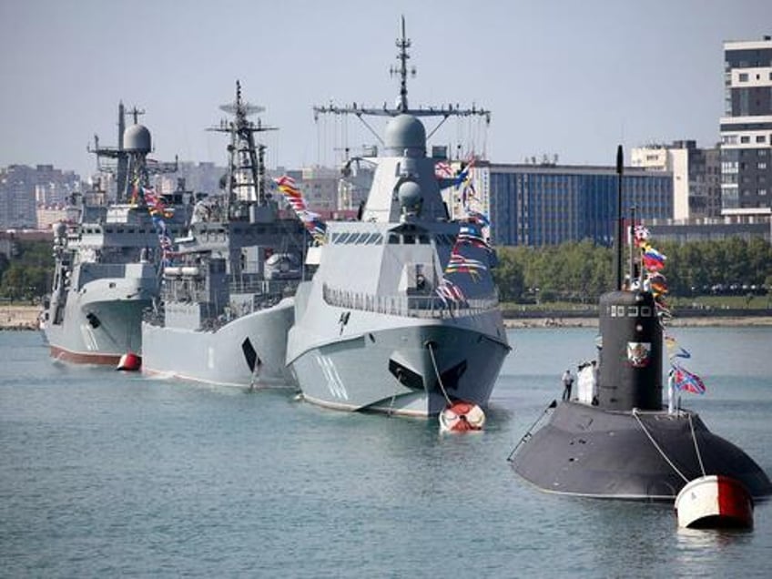 russia warns it sees concentrated presence of nato warships in black sea