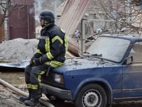 Russian Drone Strikes Set Hotel Ablaze in Ukrainian Black Sea City