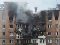 Russian drones and missiles target Ukraine’s eastern city of Kharkiv, killing 3, officials say