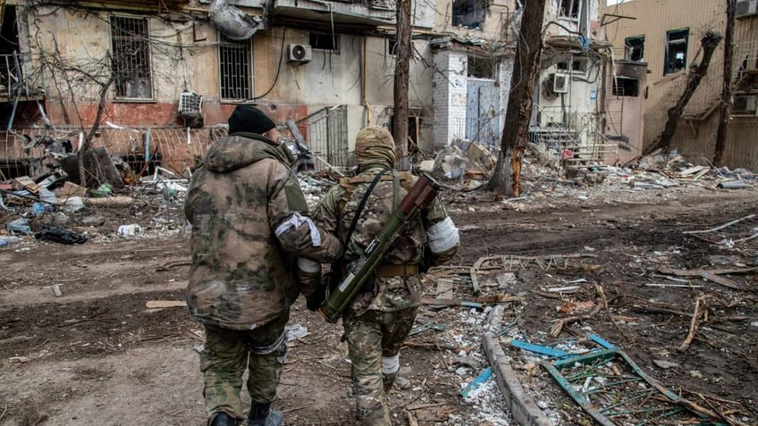 Chechen soldiers in Ukraine