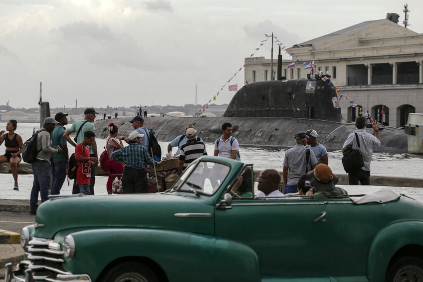 russian nuclear submarine arrives in cuba for caribbean tour