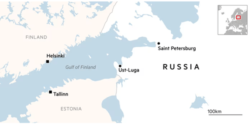 russian oil flows from second biggest baltic port unexpectedly tumble 