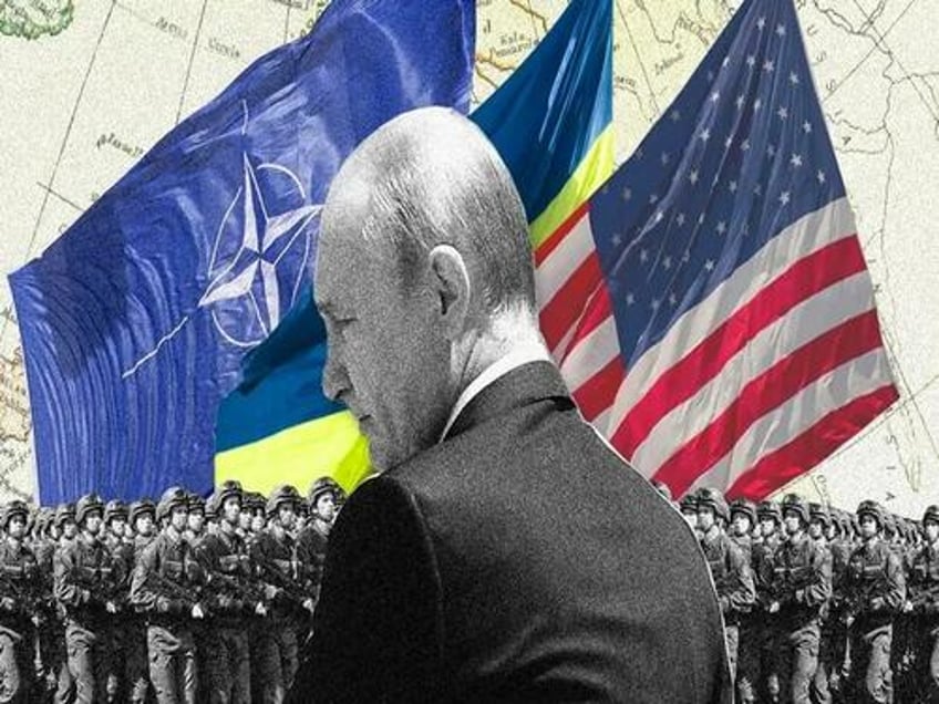 russias foreign intelligence service warned about a 100k strong nato intervention in ukraine