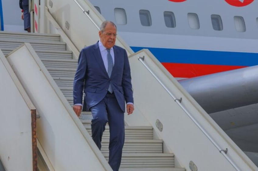 Russian Foreign Minister Sergei Lavrov arrived in N'Djamena on the last leg of his Africa