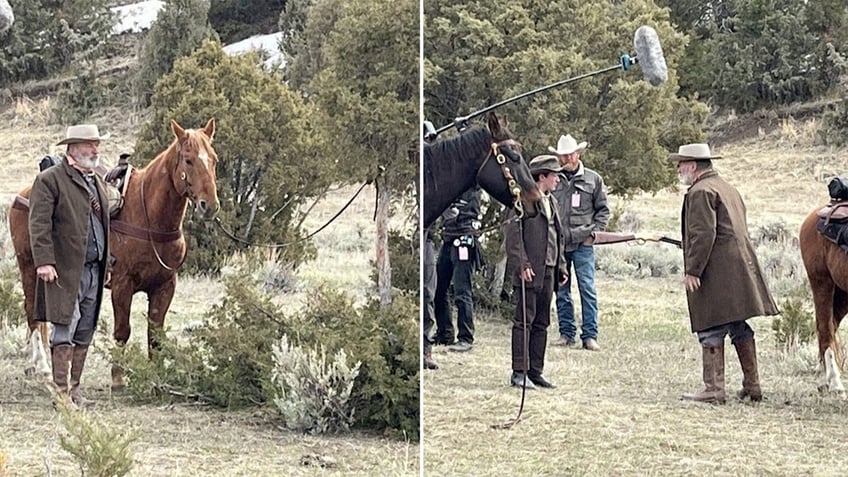 Alec Baldwin on Rust set