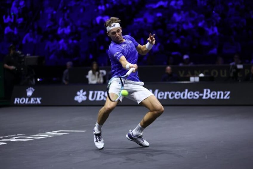 ruud beats paul to give europe first points at laver cup