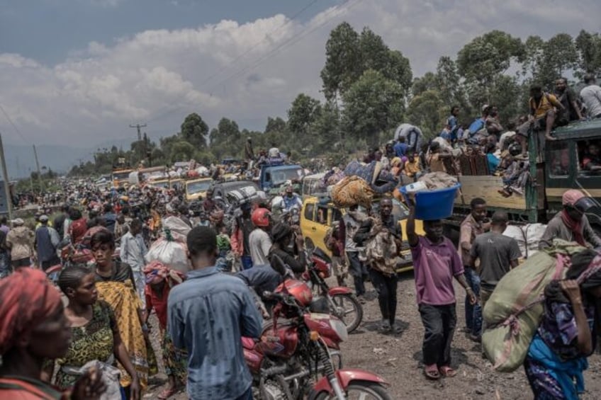 Thousands of people have fled the upsurge in fighting between M23 rebels and DR Congo gove