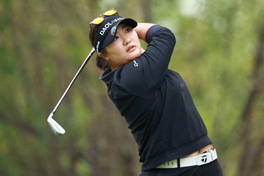 Ryu Hae-ran of South Korea fired an eight-under par 64 to grab a one-stroke lead after the