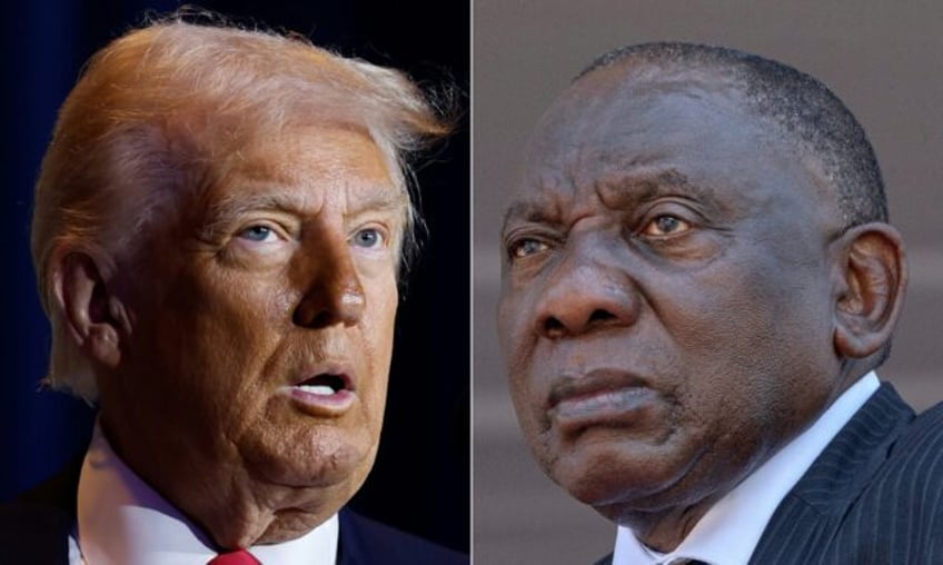 US President Donald Trump and South African counterpart Cyril Ramaphosa have been at odds