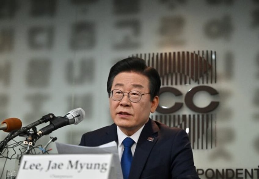 Democratic Party leader Lee Jae-myung was attacked by a man pretending to be a supporter on Tuesday