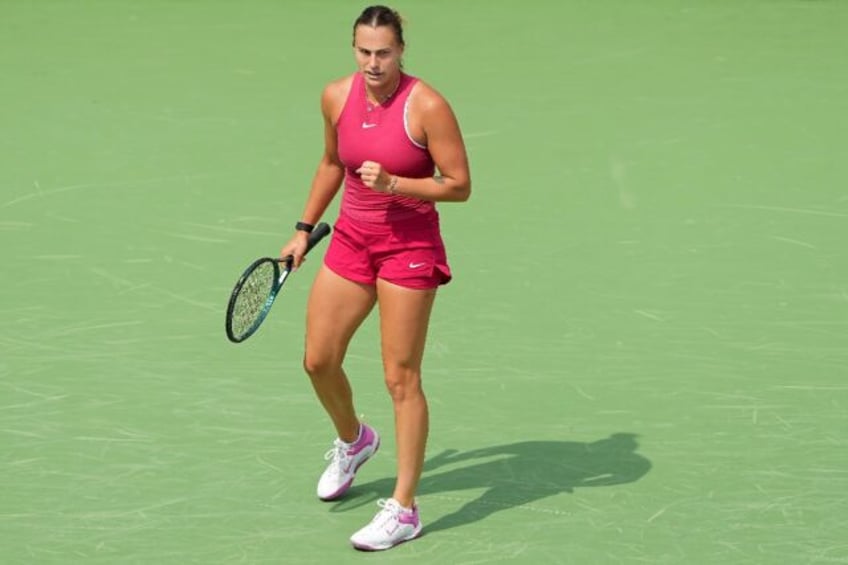 Aryna Sabalenka warmed up for the US Open with victory at the Cincinnati Open on Monday