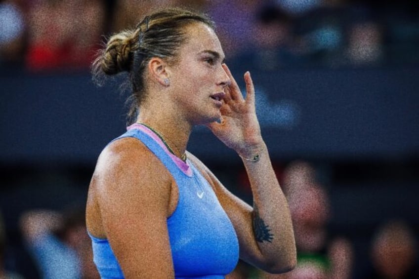 Aryna Sabalenka won her first match of the season after a sluggish start