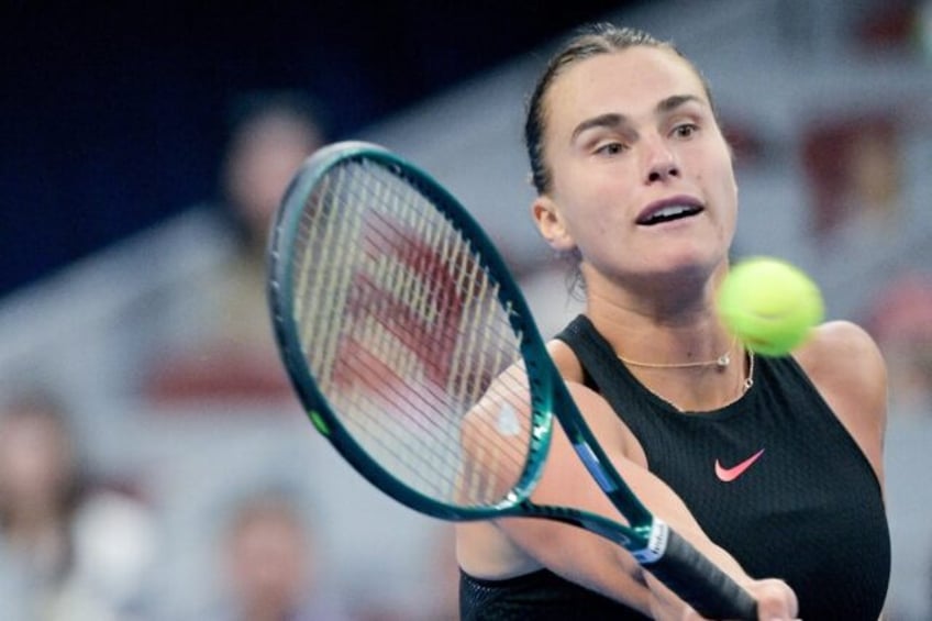 Aryna Sabalenka is targeting the world number one ranking