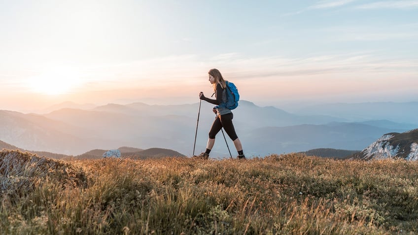 A solo hiker