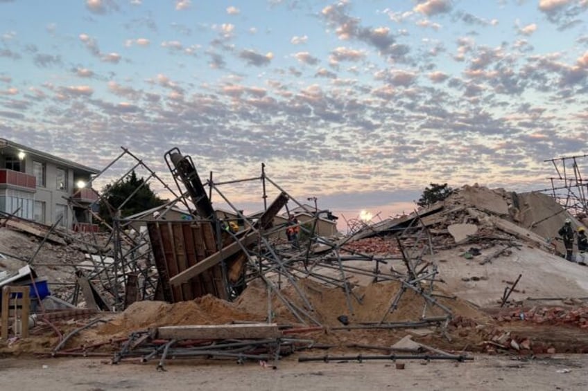 Dozens of people were still unaccounted for, after a building collapsed in South Africa