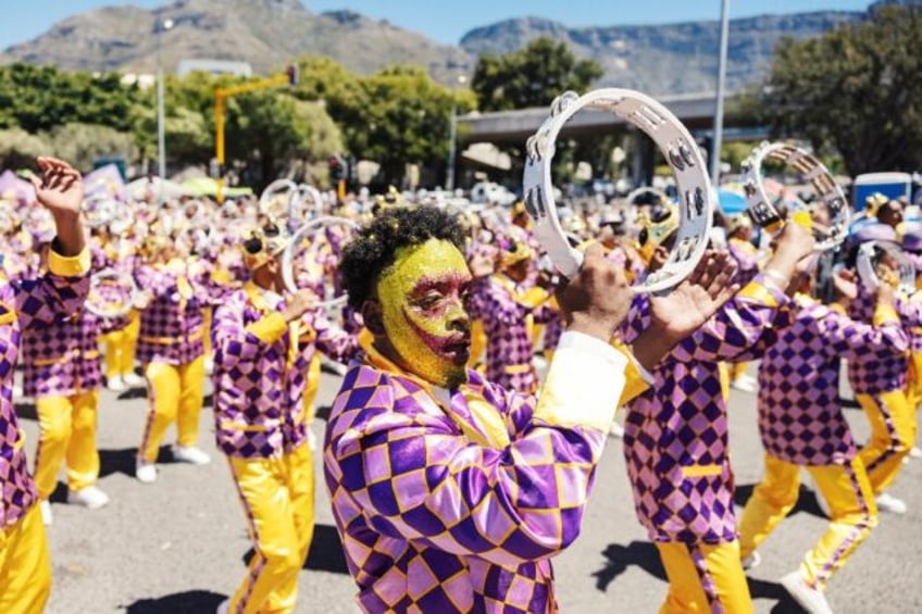 The Cape Town minstrel parade is said to be the biggest in Africa