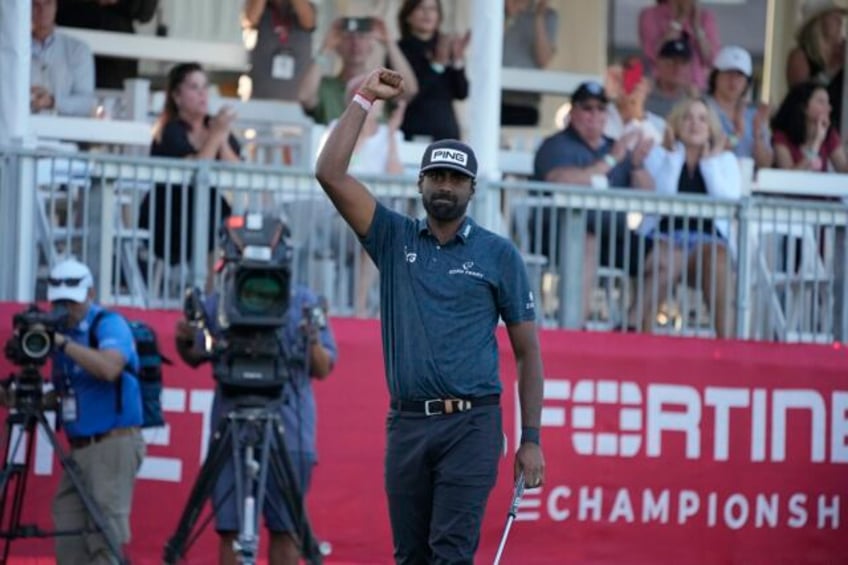 sahith theegala wins the fortinet championship in napa for his first pga tour victory