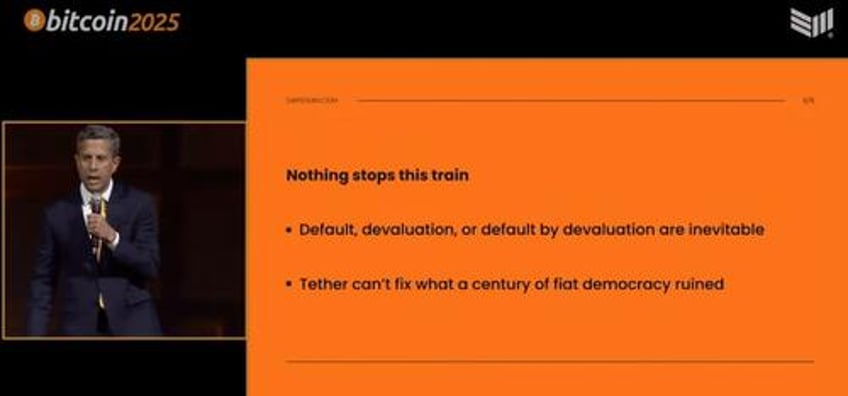 saifedean ammous nothing stops this train tether bitcoin the endgame for the dollar