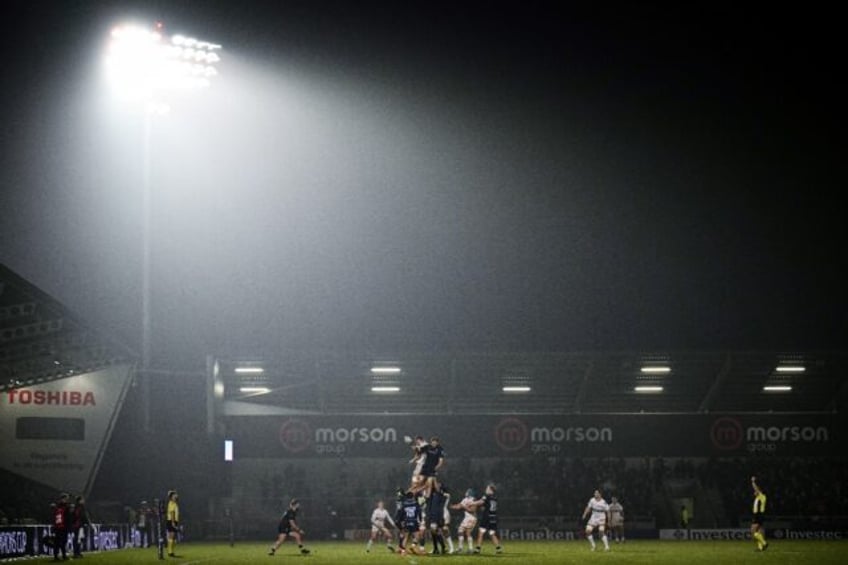 Sale soared past Racing 92 in the Manchester mist