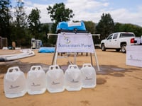 Samaritan's Purse continues Helene relief efforts with three water filtration systems in North Carolina