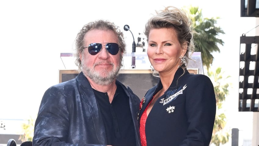 Sammy Hagar with wife Kari Karte