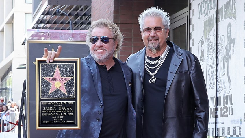 Guy Fieri with Sammy Hagar