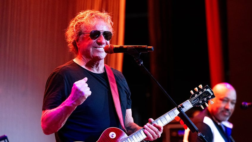 Sammy Hagar playing earlier this year