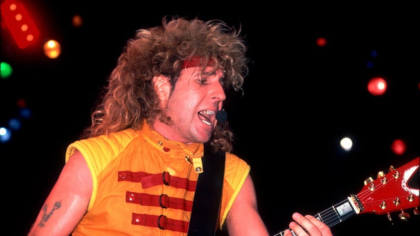 Sammy Hagar performing in 1984