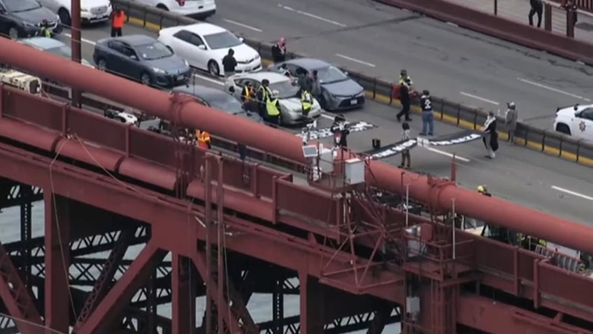 Golden Gate Bridge protest